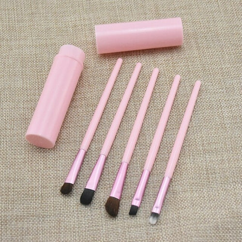 5pcs Pony Hair Makeup Brush Tool Set Makeup Powder Eyeshadow