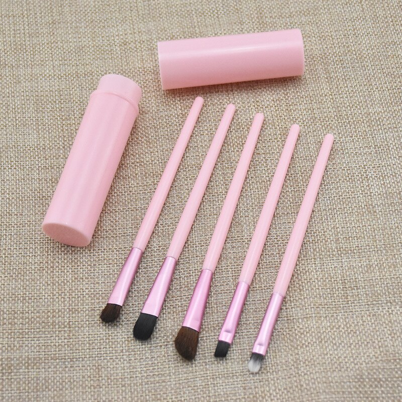 5pcs Pony Hair Makeup Brush Tool Set Makeup Powder Eyeshadow