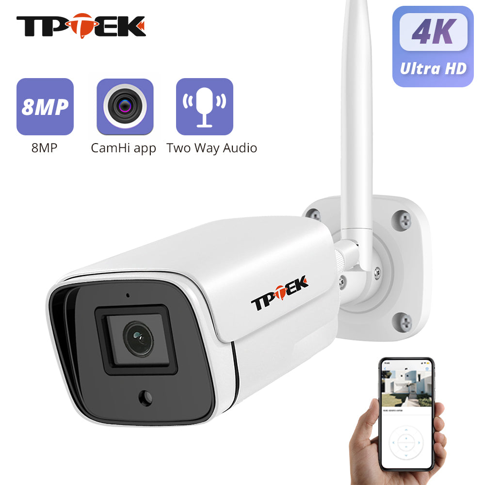 8mp 4k Ip Camera Wifi Outdoor Surveillance Home Securtiy Protection