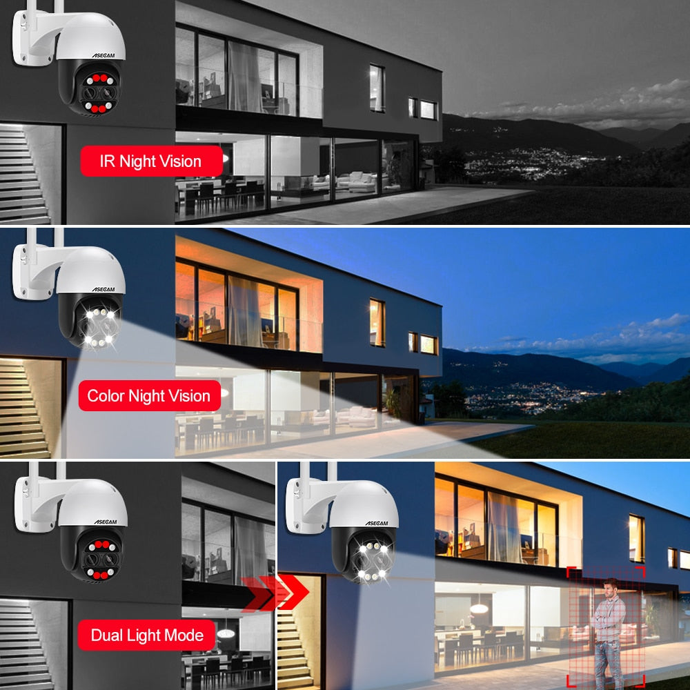 4k Outdoor Wifi Surveillance Cameras | 4k 8mp Dual 8x Zoom Ptz Camera