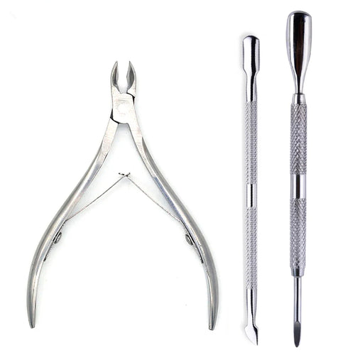 4 Pcs/Set Professional Stainless Steel Nail Cutter Scissor Nippers