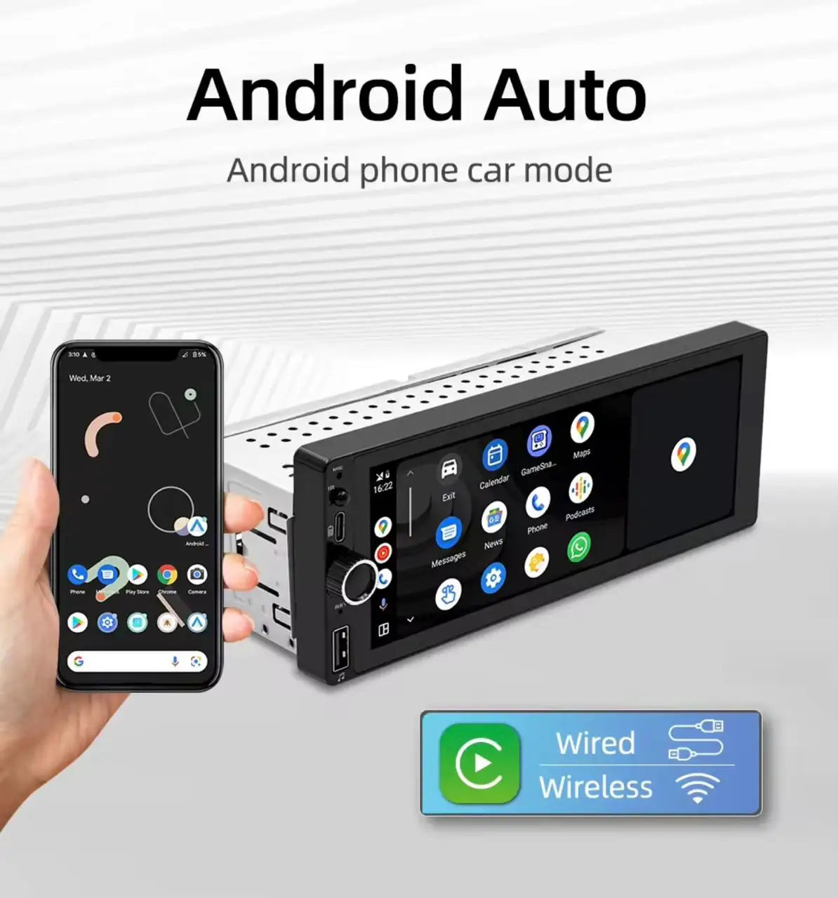 Central Multimedia MP5 Pro Screen 6.86 "1din Universal Linux system