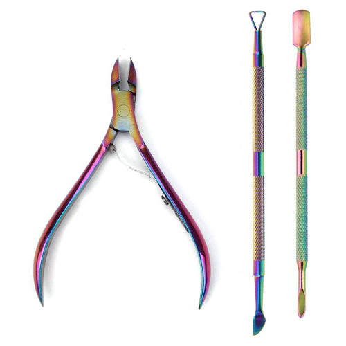 4 Pcs/Set Professional Stainless Steel Nail Cutter Scissor Nippers