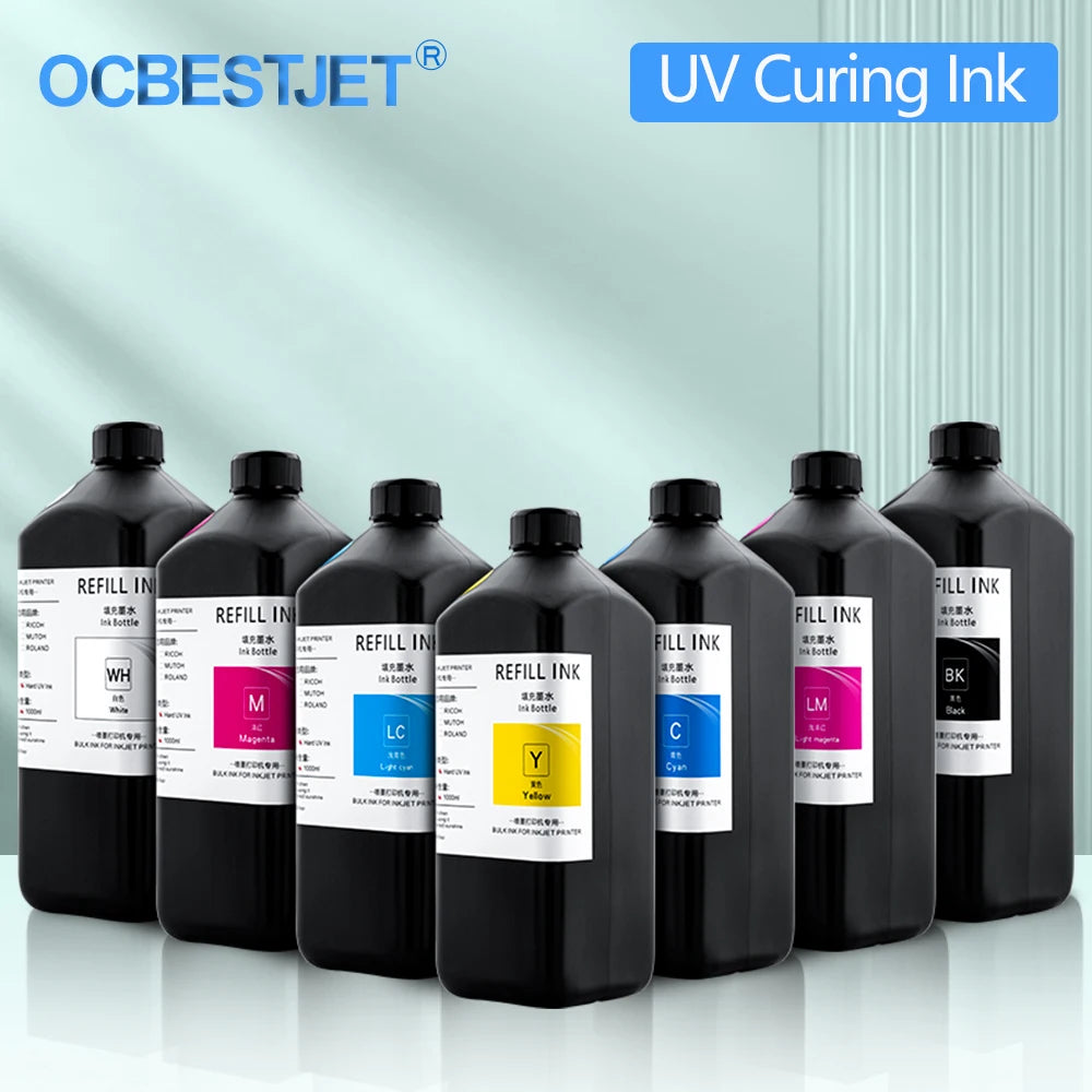 1000ML UV Curing Ink For Epson XP600 TX800 XP-600 TX-800 L800 L805