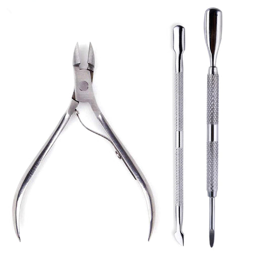 4 Pcs/Set Professional Stainless Steel Nail Cutter Scissor Nippers