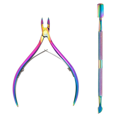 4 Pcs/Set Professional Stainless Steel Nail Cutter Scissor Nippers