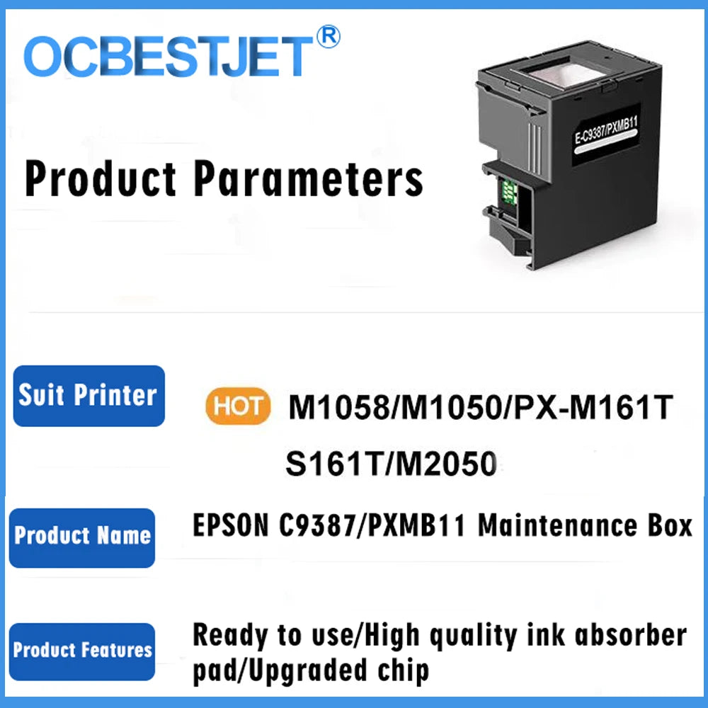C9387 Maintenance Tank PXMB11 Waste Ink Tank  For Epson M1050 M1058