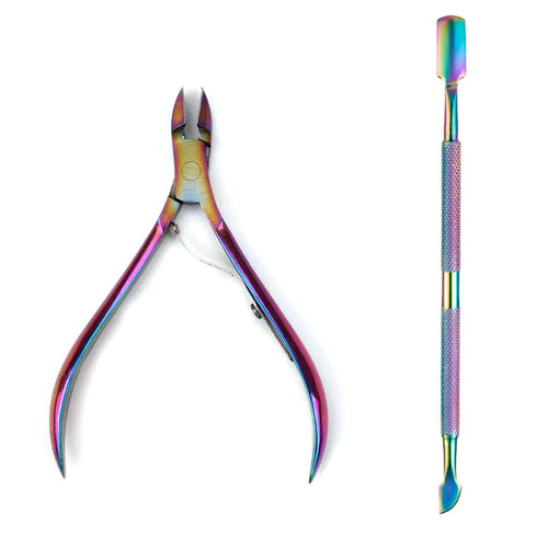 4 Pcs/Set Professional Stainless Steel Nail Cutter Scissor Nippers