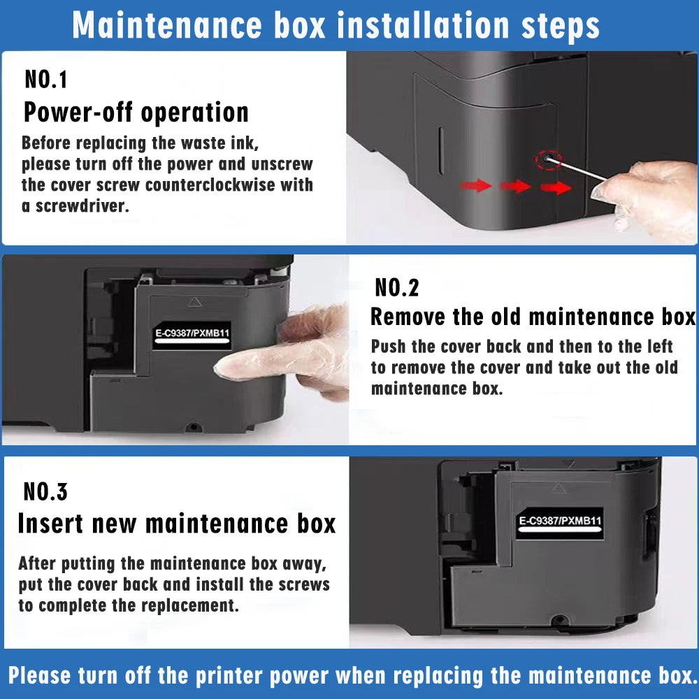 C9387 Maintenance Tank PXMB11 Waste Ink Tank  For Epson M1050 M1058