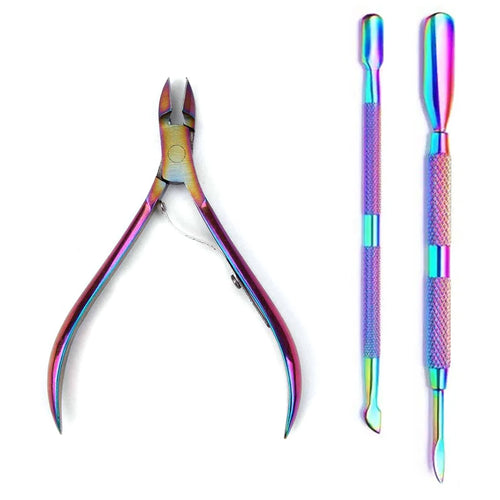4 Pcs/Set Professional Stainless Steel Nail Cutter Scissor Nippers