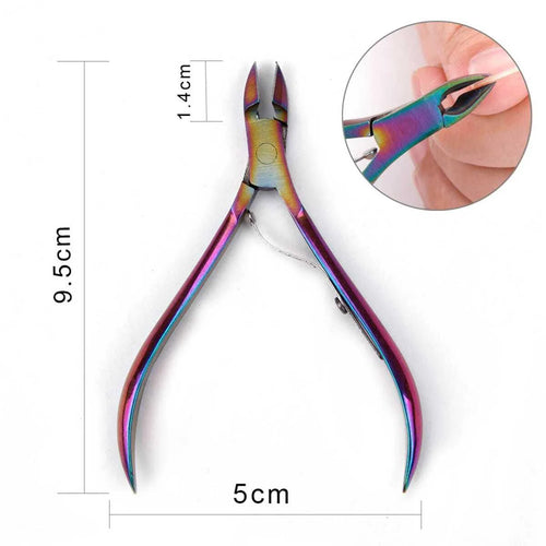 4 Pcs/Set Professional Stainless Steel Nail Cutter Scissor Nippers