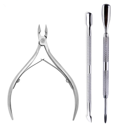 4 Pcs/Set Professional Stainless Steel Nail Cutter Scissor Nippers