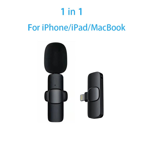 New Wireless Lavalier Microphone Portable Audio Video Recording Mini