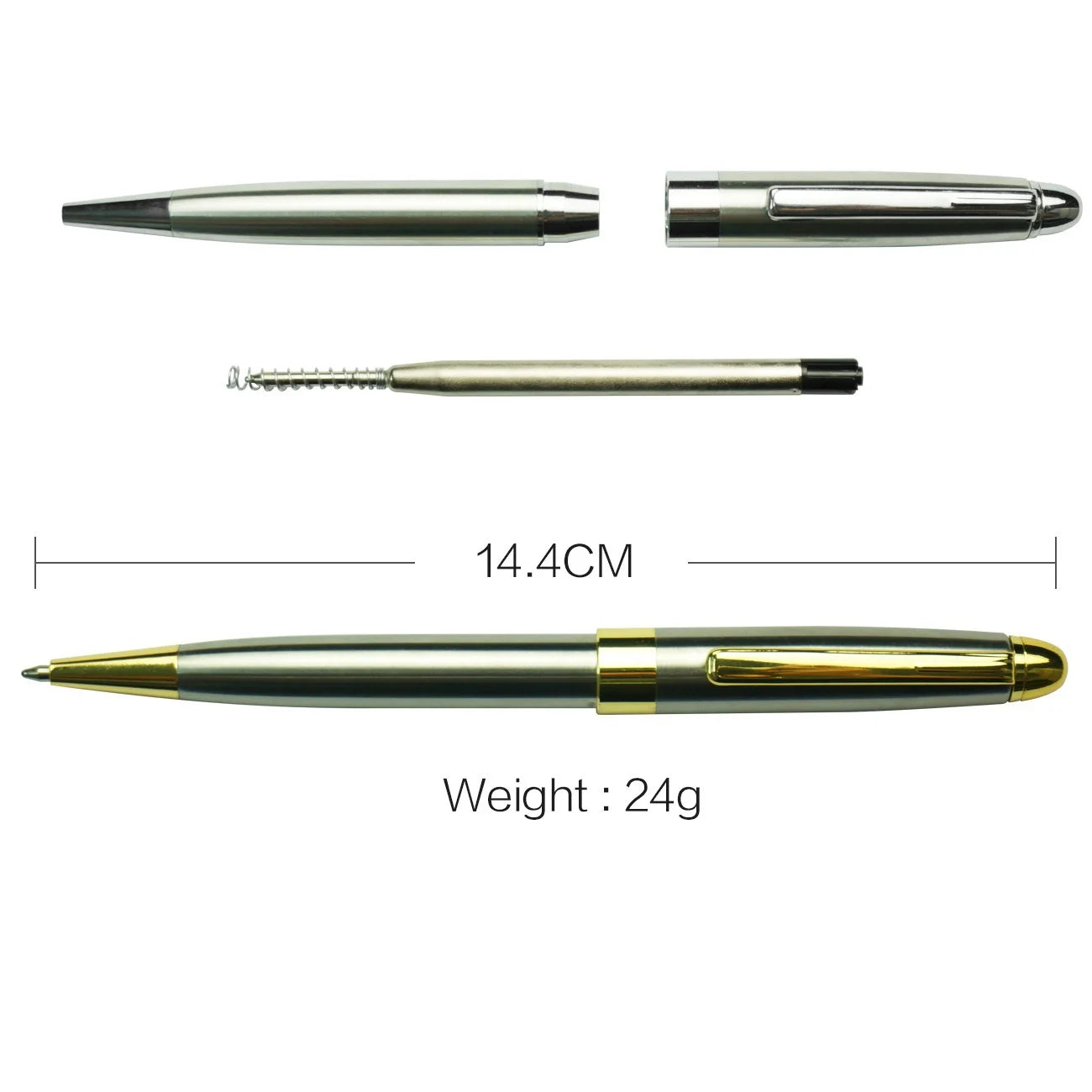 Ballpoint Pens Housing Retractable Ball Point Pen Smooth Writing