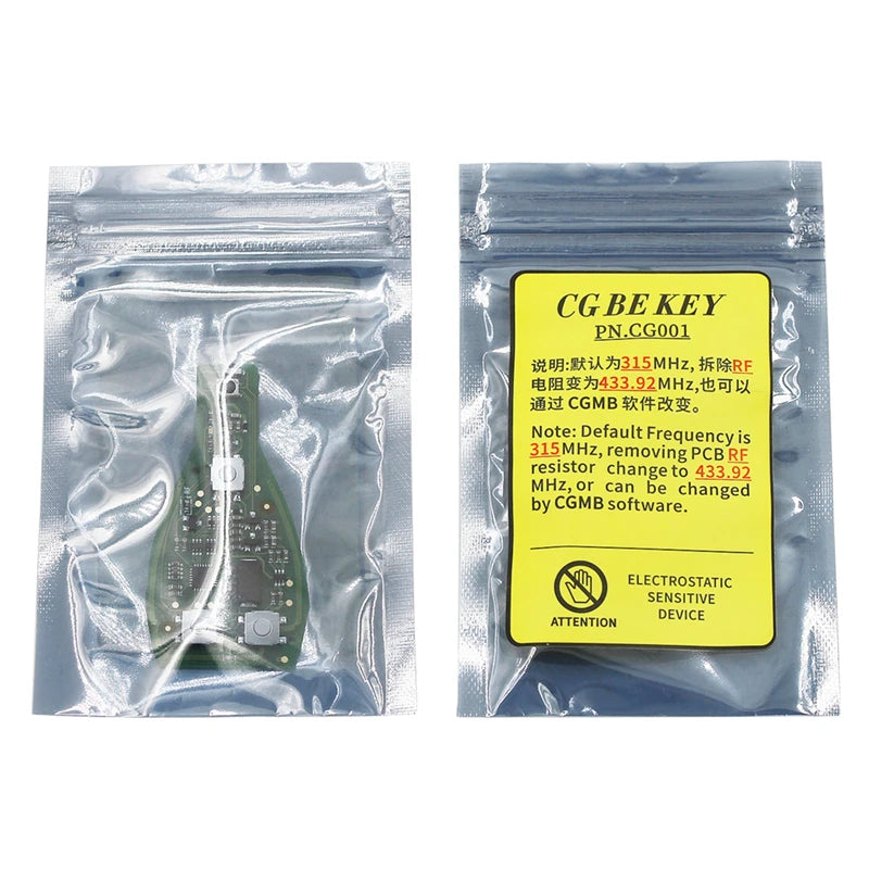 CGDI 315MHZ/433MHZ MB CG BE Key for Mercedes Benz Work with CGDI MB