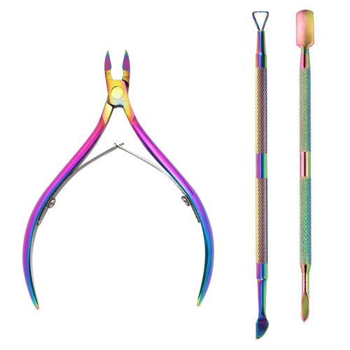 4 Pcs/Set Professional Stainless Steel Nail Cutter Scissor Nippers