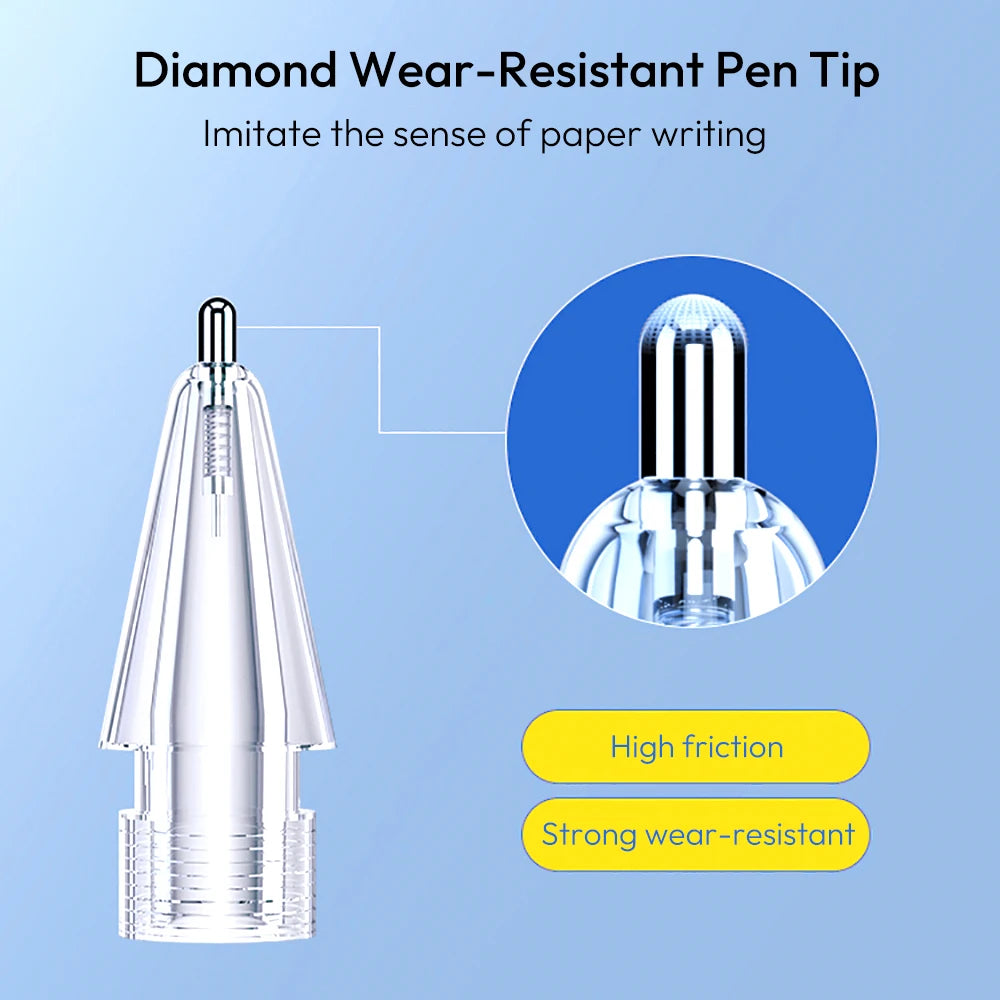 Replacement Tips for Apple Pencil 1st/2nd Gen iPencil Nibs No Wear Out