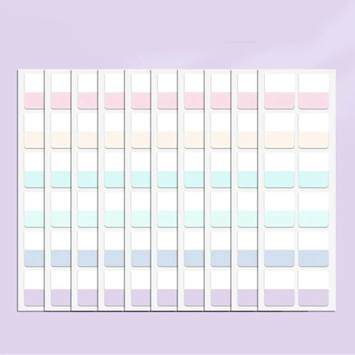 120pcs Colorful Classified Writing Index Stickers - Easy Organization,