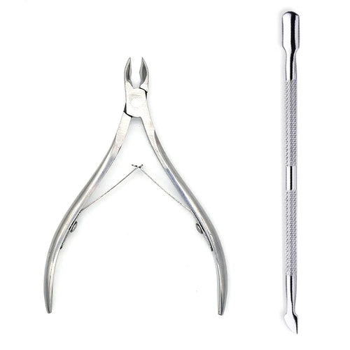 4 Pcs/Set Professional Stainless Steel Nail Cutter Scissor Nippers