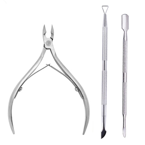 4 Pcs/Set Professional Stainless Steel Nail Cutter Scissor Nippers