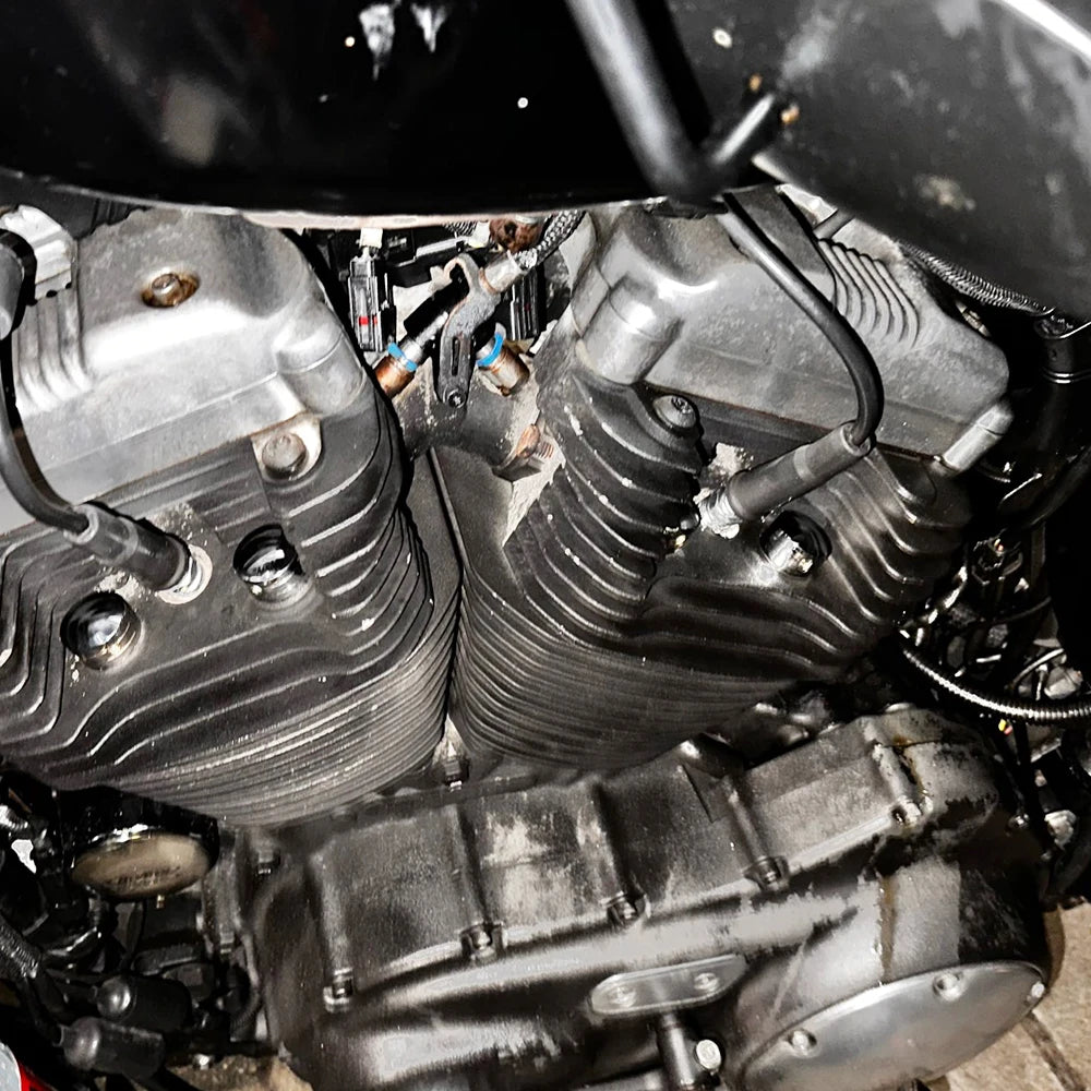 Motorcycle Spark Plug Cover Head Bolt Caps For Harley Sportster XL 883