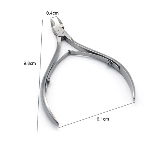 4 Pcs/Set Professional Stainless Steel Nail Cutter Scissor Nippers