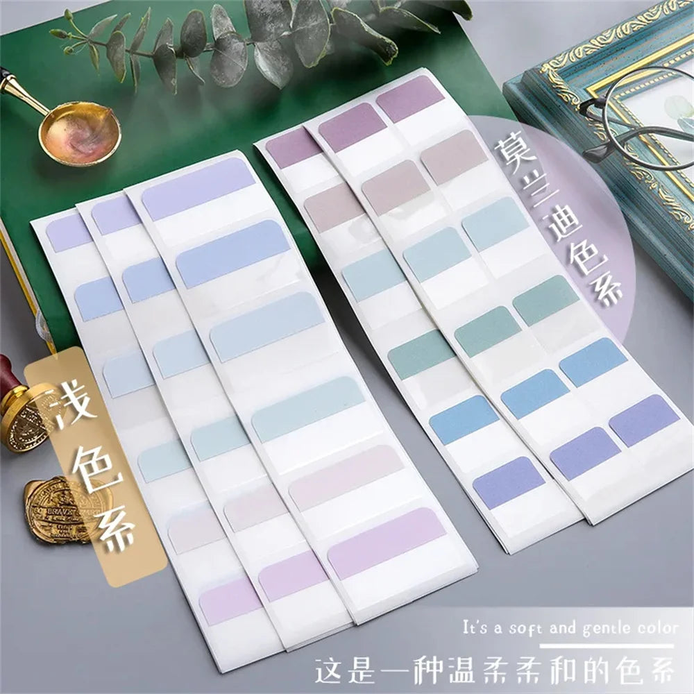 120pcs Colorful Classified Writing Index Stickers - Easy Organization,