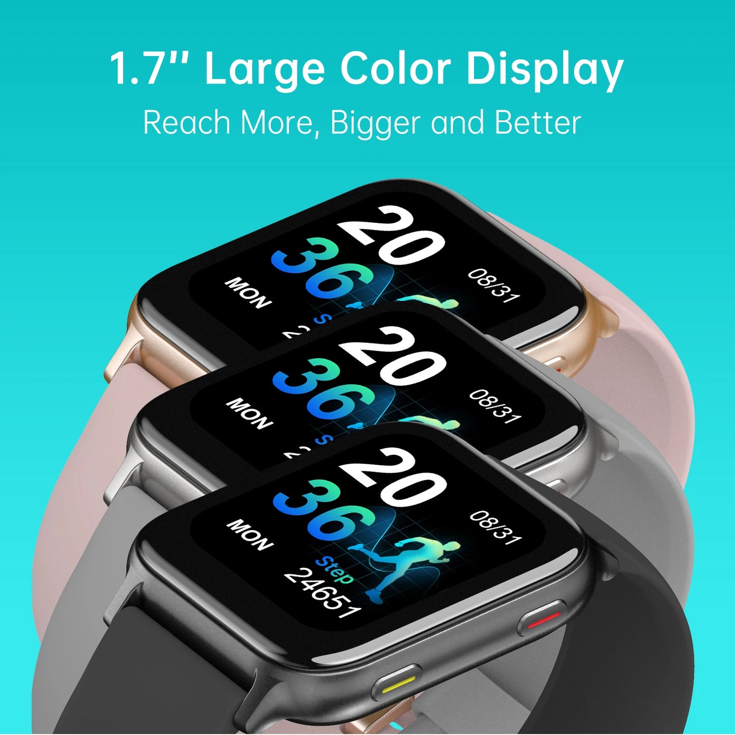 UMIDIGI Uwatch 5S Bluetooth Smart Watch 1.7" 5ATM Waterproof