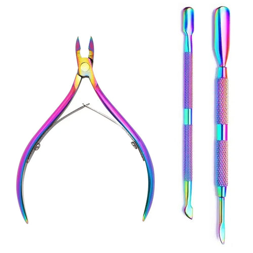 4 Pcs/Set Professional Stainless Steel Nail Cutter Scissor Nippers