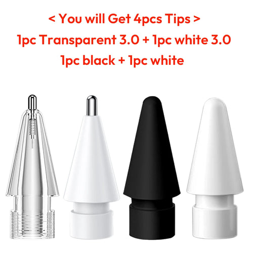 Replacement Tips for Apple Pencil 1st/2nd Gen iPencil Nibs No Wear Out
