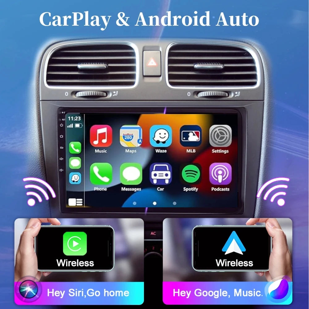 ACODO Android Car Player 7 inch 2 Din Multimedia Wireless Carplay Auto