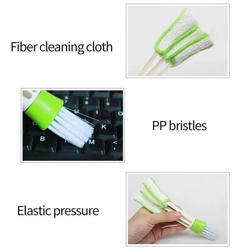 1 pcs Car Air Conditioner Vent Brush Microfibre Car Grille Cleaner