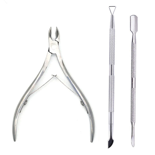 4 Pcs/Set Professional Stainless Steel Nail Cutter Scissor Nippers