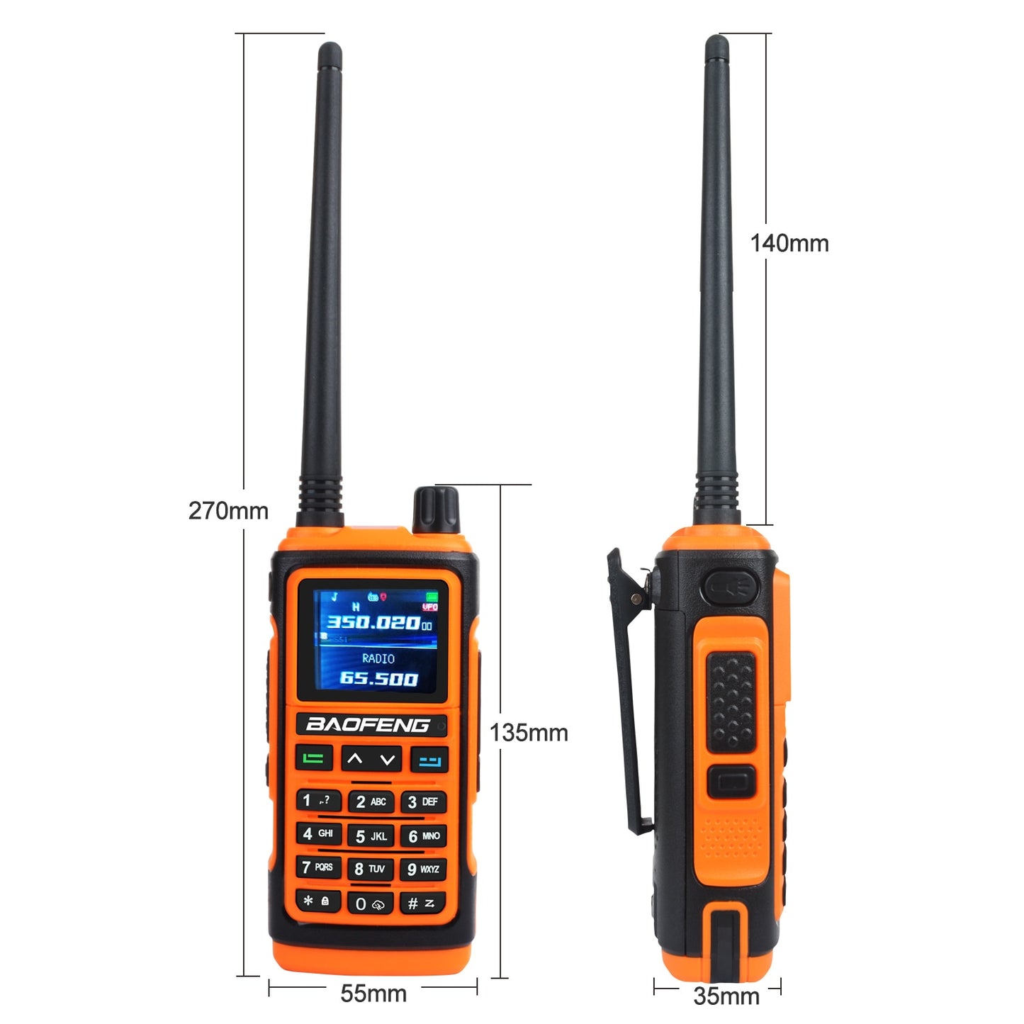 Baofeng UV 17Pro GPS Walkie Talkie 108 130MHz Air Band VHF UHF 200