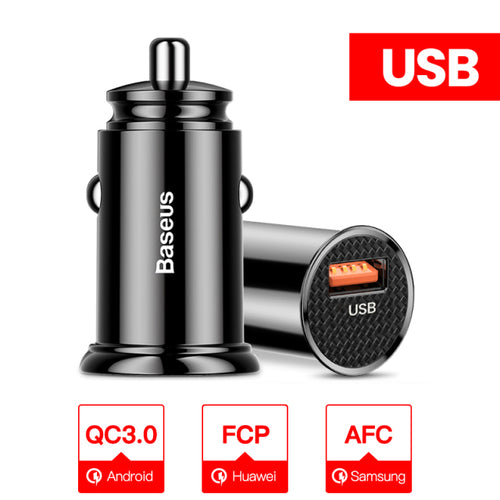 Baseus Car Charger Quick Charge 4.0 3.0 Qc4.0 Qc3.0 Scp 5a Usb Type C
