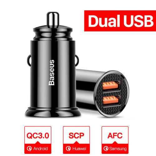 Baseus Car Charger Quick Charge 4.0 3.0 Qc4.0 Qc3.0 Scp 5a Usb Type C