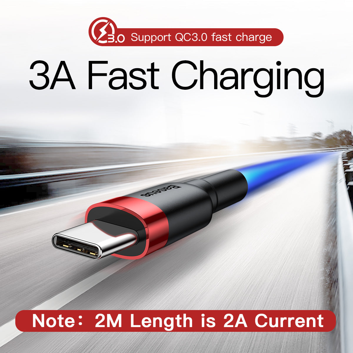 Baseus Usb Type C Cable Quick Charge 4.0 Qc 3.0 Fast Charging For