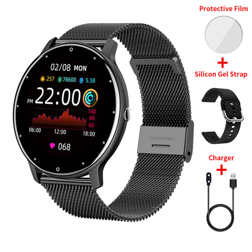Canmixs 2021 New Smart Watch Women Men Lady Sport Fitness Smartwatch