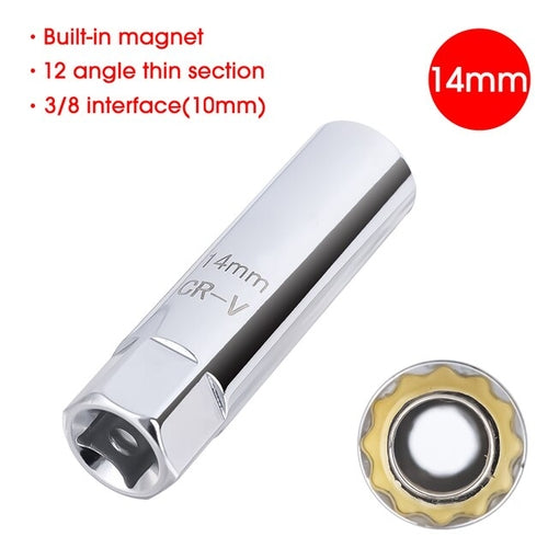 Car Spark Plug Socket Universal Magnetic Spark Plug Wrench Spark Plug