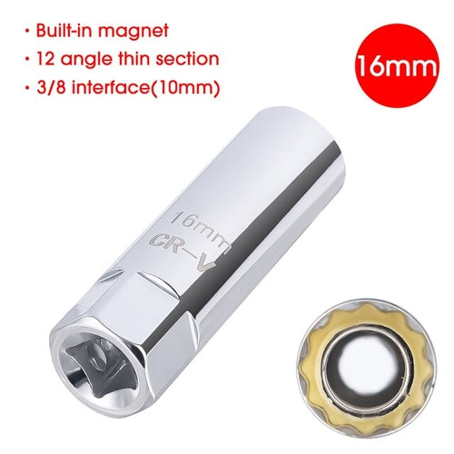 Car Spark Plug Socket Universal Magnetic Spark Plug Wrench Spark Plug