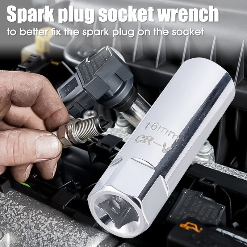 Car Spark Plug Socket Universal Magnetic Spark Plug Wrench Spark Plug