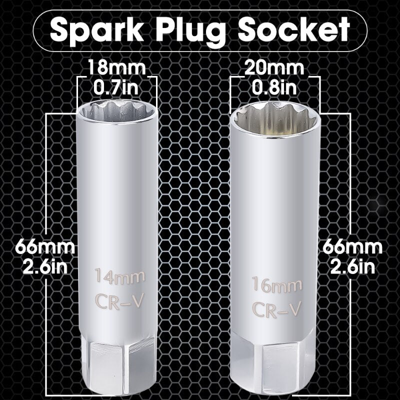 Car Spark Plug Socket Universal Magnetic Spark Plug Wrench Spark Plug