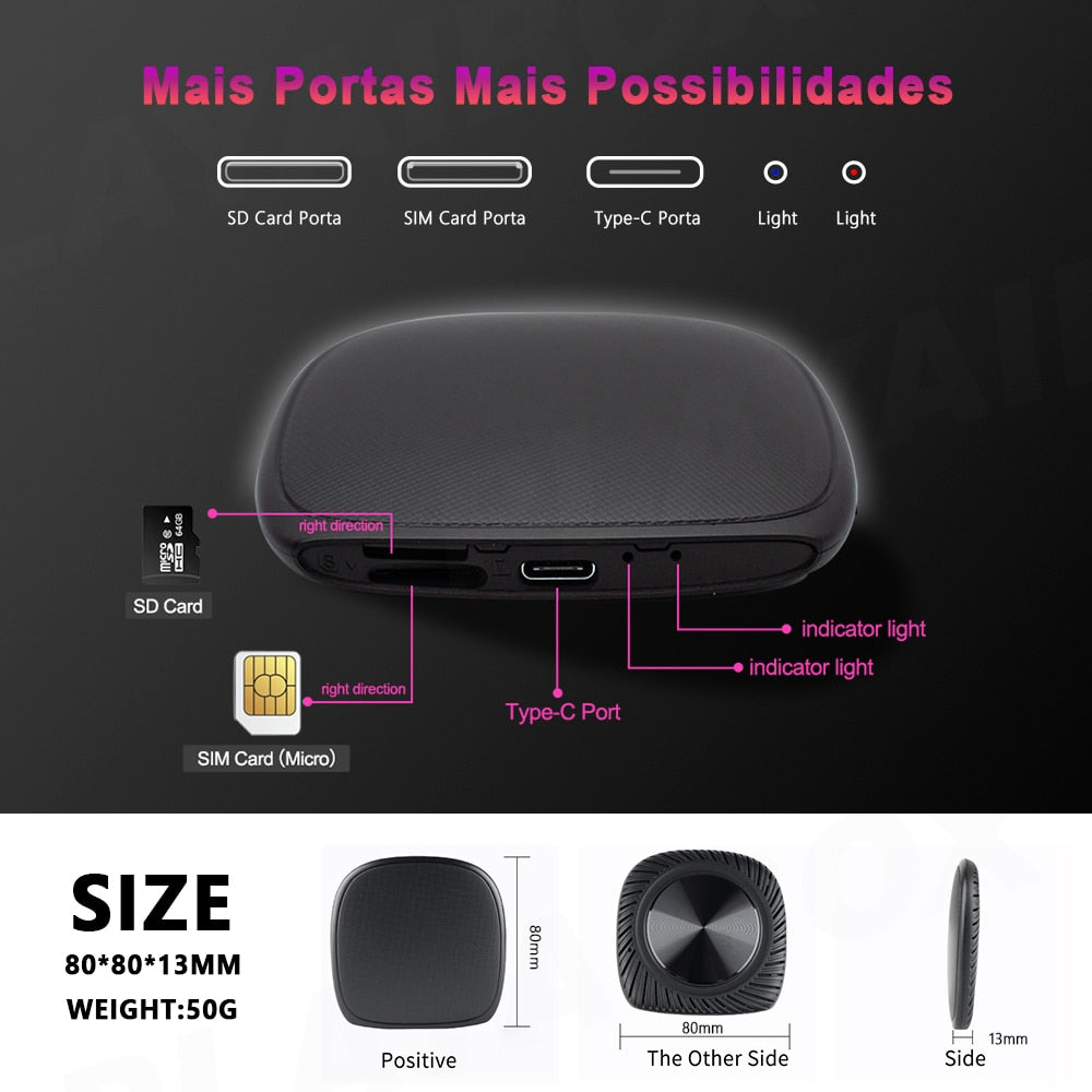 CarAiBOX CarPlay Ai Box Qualcomm 6125 8 Core CPU Android 11.0