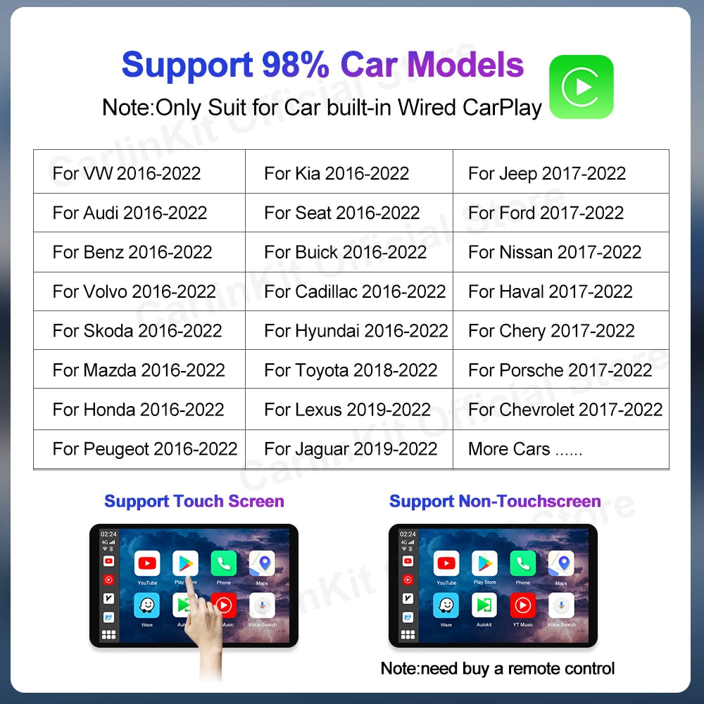 Carlinkit 3 Carplay Mini Ai Box Wireless Carplay Wireless Android Auto