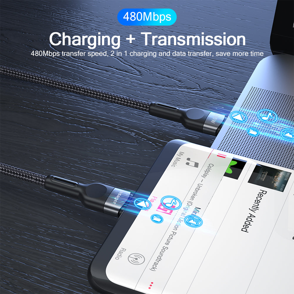 Essager 100w Usb Type C To Usb C Cable Usb-c Pd Fast Charging Charger