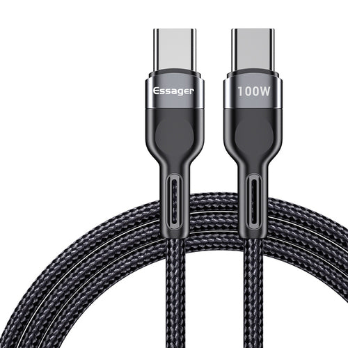 Essager 100w Usb Type C To Usb C Cable Usb-c Pd Fast Charging Charger
