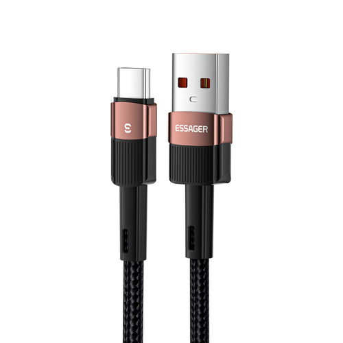 Essager 6A USB Type C Cable For Huawei P30 P40 Pro 66W Fast Charging