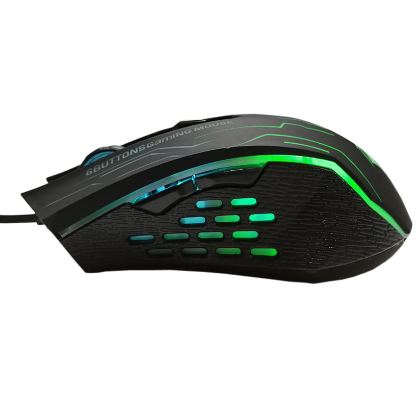 Forka Silent Click Usb Wired Gaming Mouse 6 Buttons 3200dpi Mute