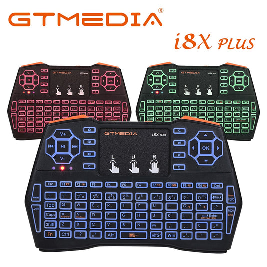 GTMEDIA I8x Plus Wireless 2.4G Keyboard English Spanish Portuguese Air
