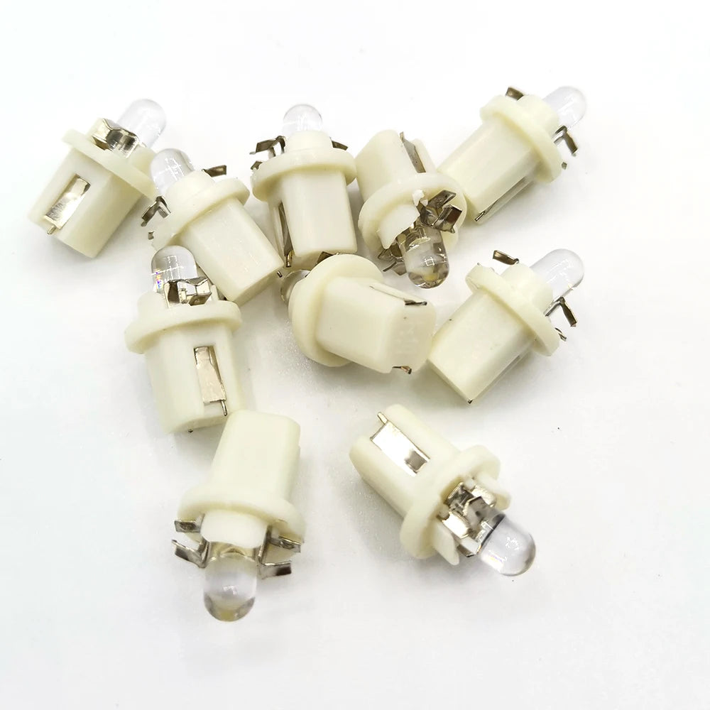 10Pcs/lot Multi Color T5 B8.5D  SMD LED Car Light Automobiles